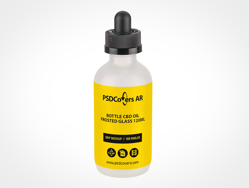 CBD Oil Bottle Mockup 11r