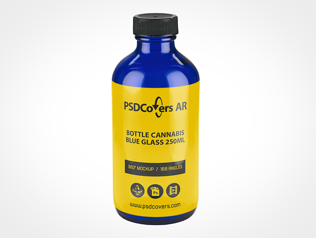 Cannabis Bottle Mockup 7r
