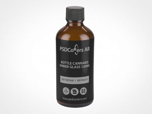 Cannabis Bottle Mockup 8r2