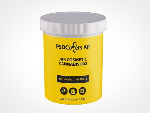 Cannabis Jar Mockup 2r