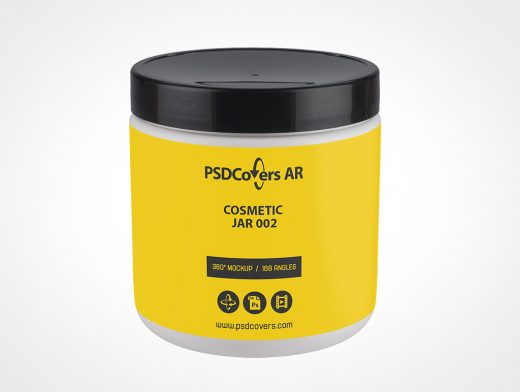 Cosmetic Jar Mockup 24r