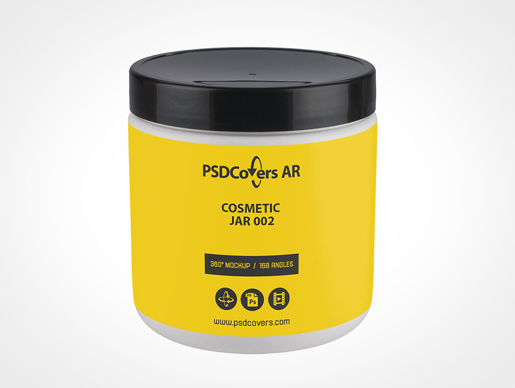 Cosmetic Jar Mockup 24r