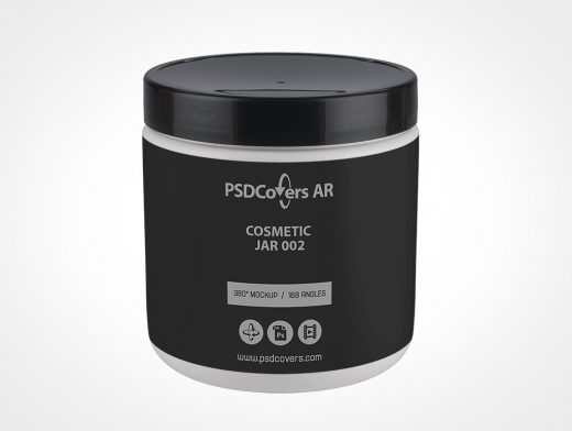 Cosmetic Jar Mockup 24
