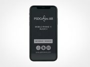 Black iPhone 11 Mockup 2