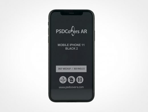 Black iPhone 11 Mockup 2