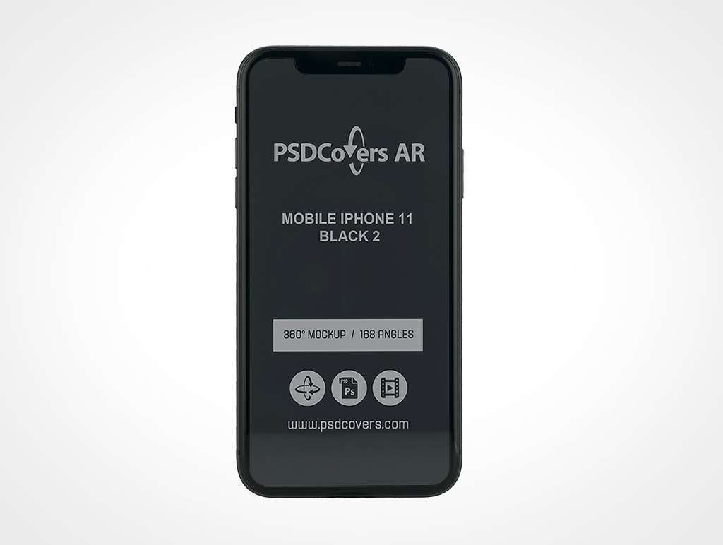 Black iPhone 11 Mockup 2