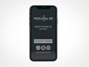 Black iPhone XR Mockup 2