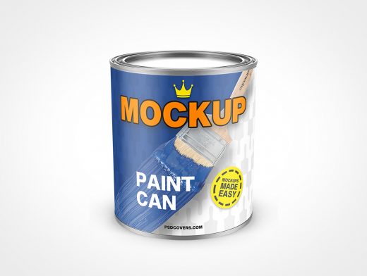 32oz Paint Can Mockup 33r7