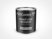 32oz Paint Can Mockup 33r8
