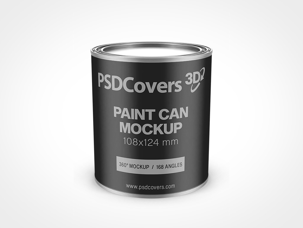 32oz Paint Can Mockup 33r8