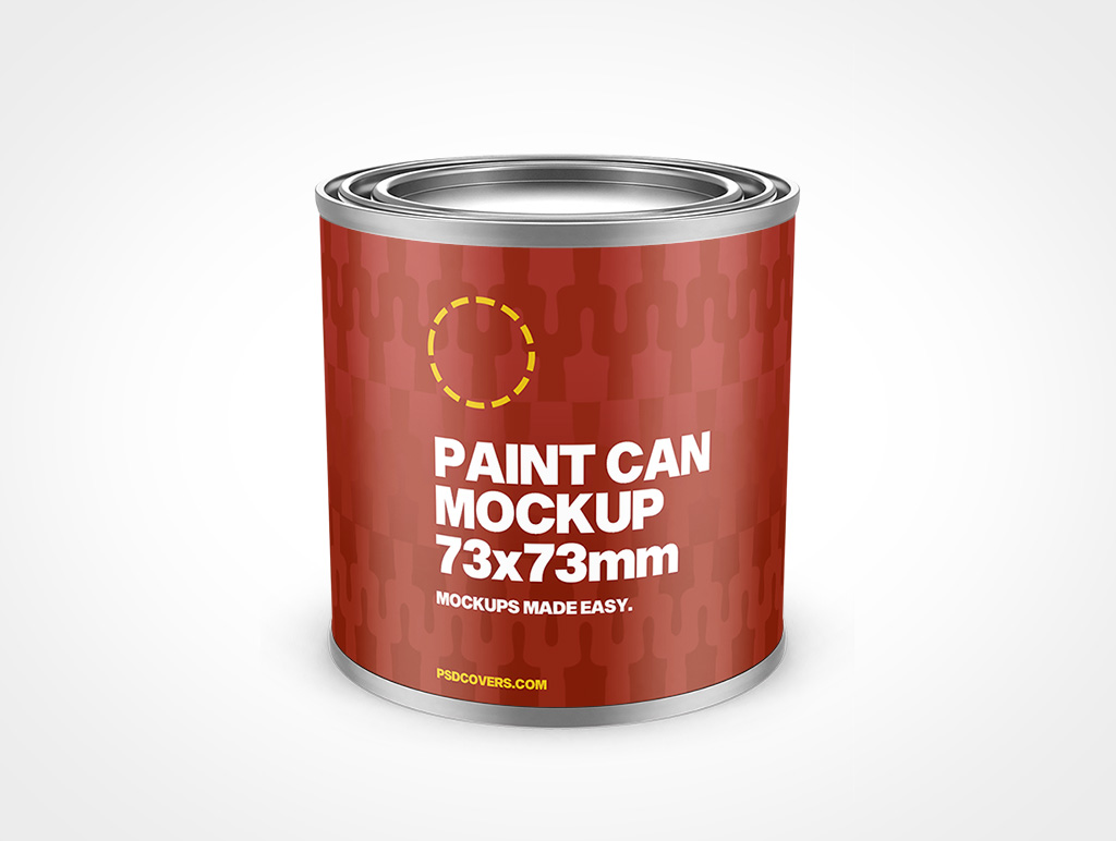 8oz Paint Can Mockup 34r3