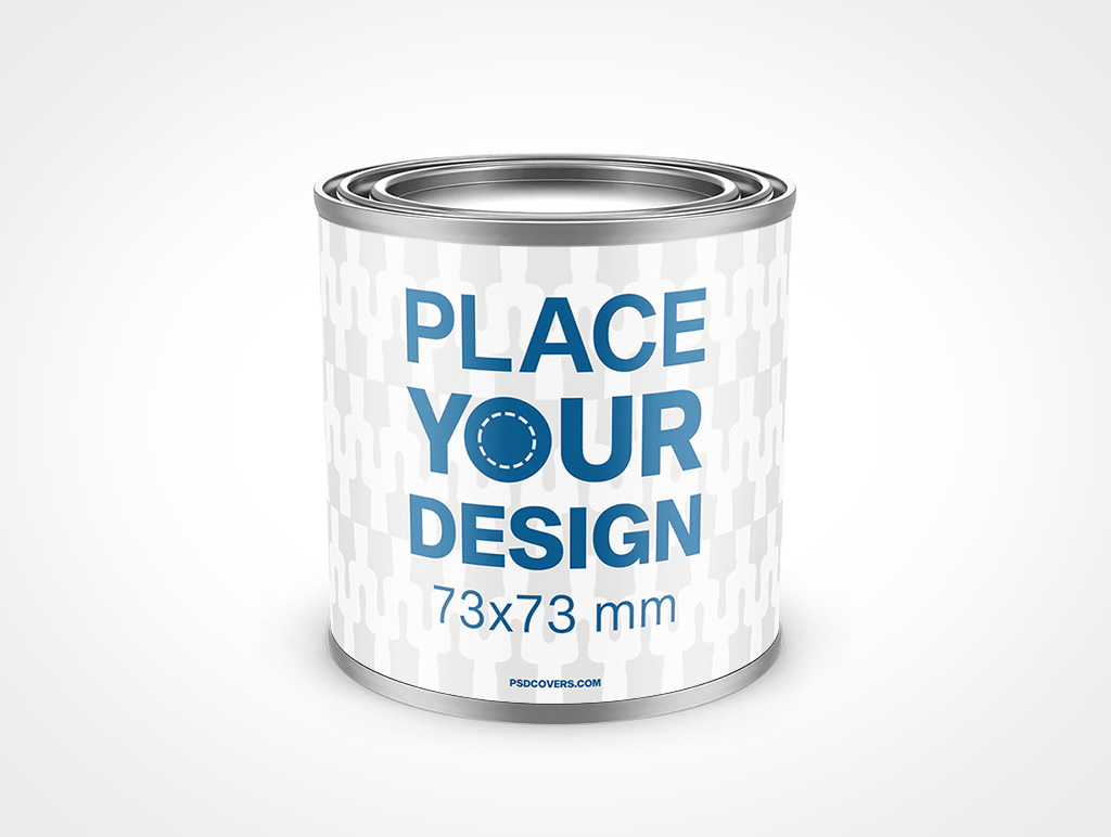 8oz Paint Can Mockup 34r5