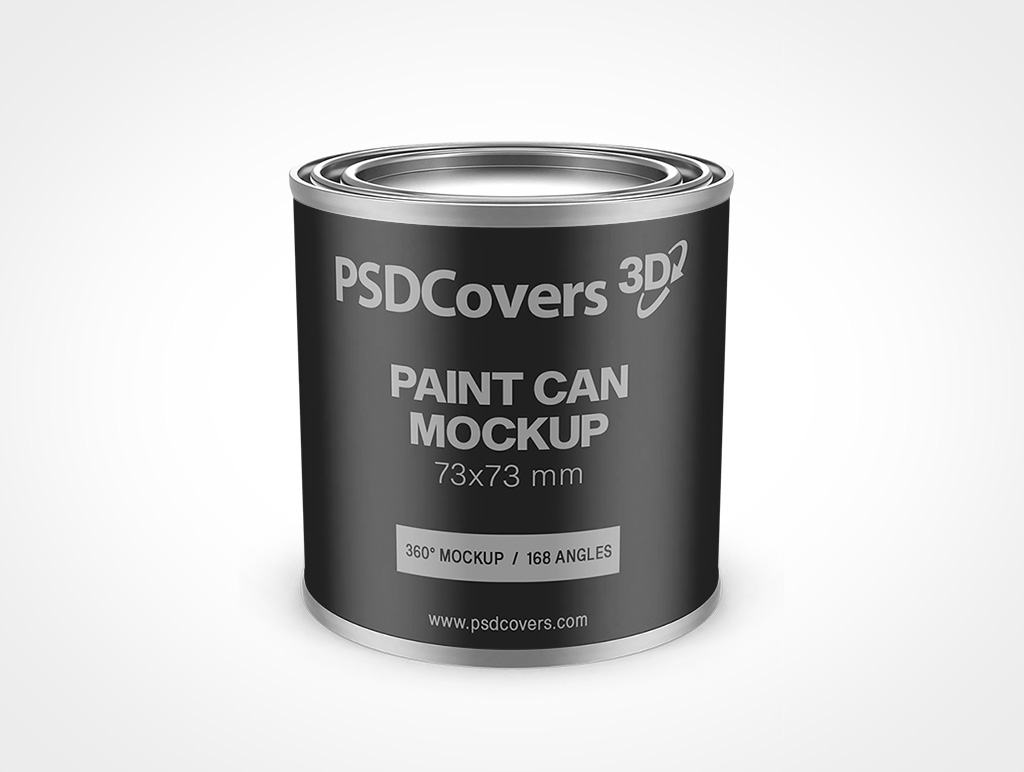 8oz Paint Can Mockup 34