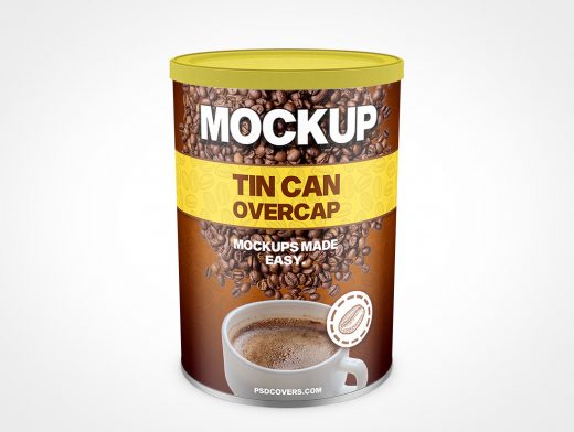 Coffee Can Mockup