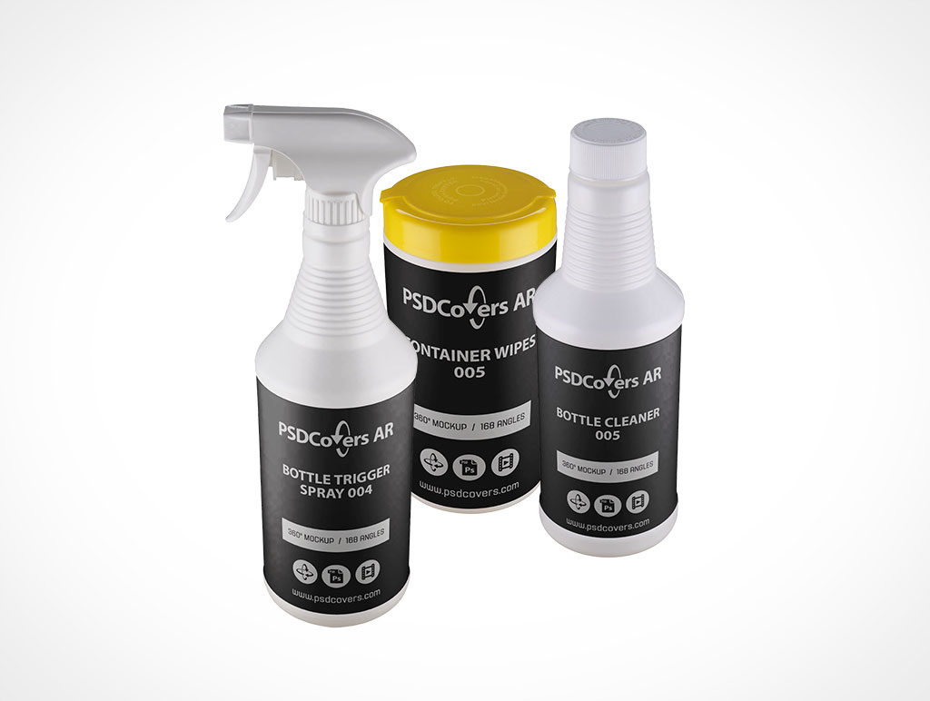 Bottle Mockup Catalog • PSDCovers • Mockups made easy