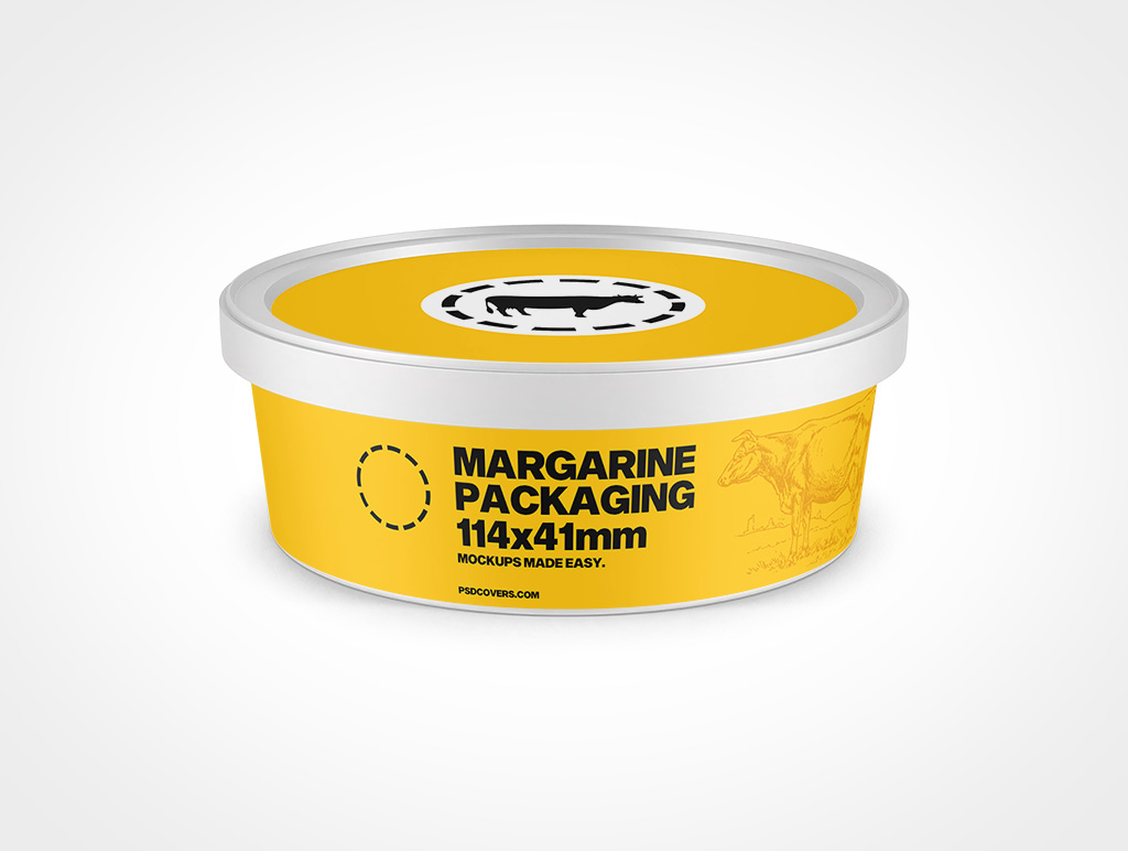 Tub Margarine Mockup 1r3