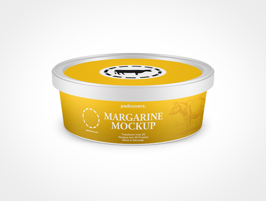 Tub Margarine Mockup 1r4