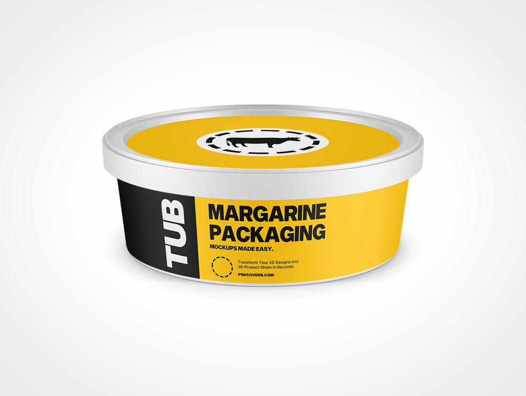 Tub Margarine Mockup 1r5