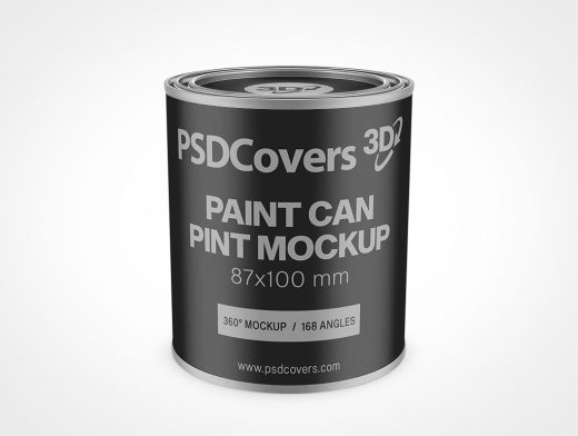 16oz Paint Can Mockup 1r8