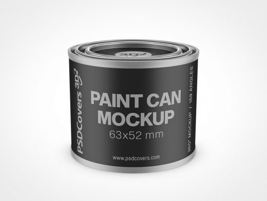 4oz Paint Can Mockup 4r8