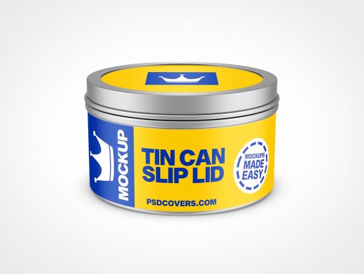 Slip Lid Can Mockup 3r