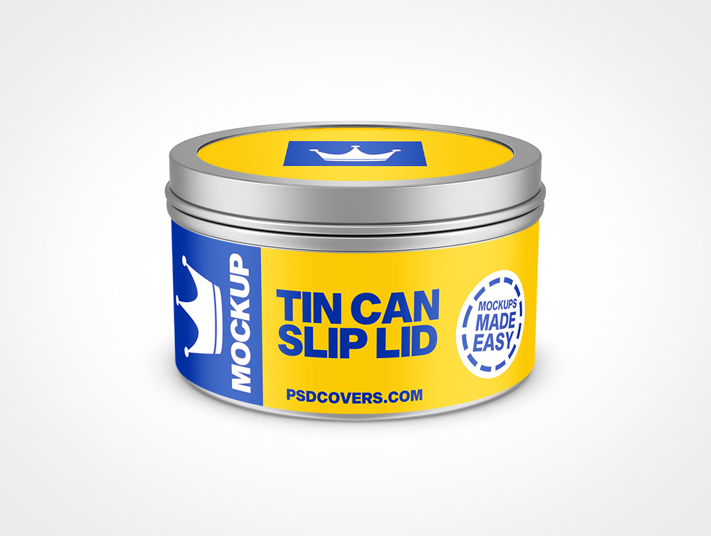 Slip Lid Can Mockup 3r