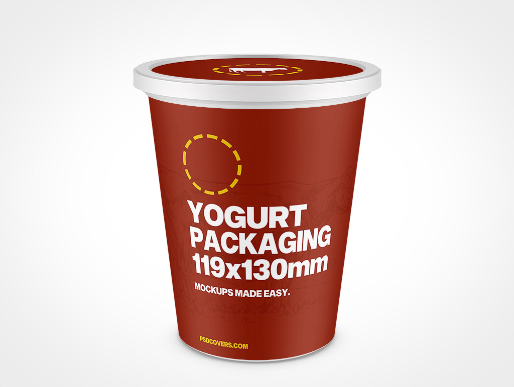 Yogurt Packaging Mockup 4r2