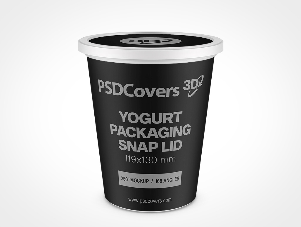 Yogurt Packaging Mockup 4r8
