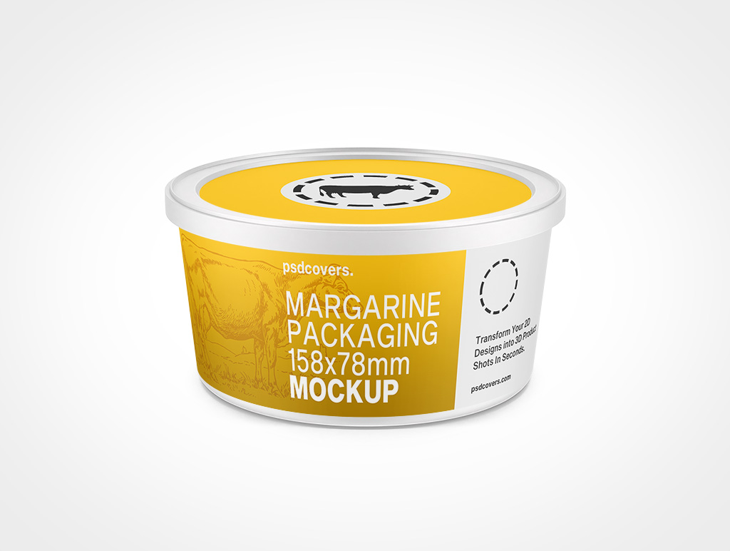 Tub Margarine Mockup 2r3