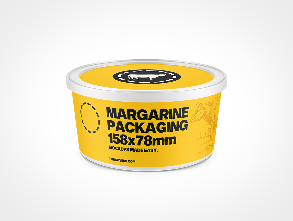 Tub Margarine Mockup 2r4