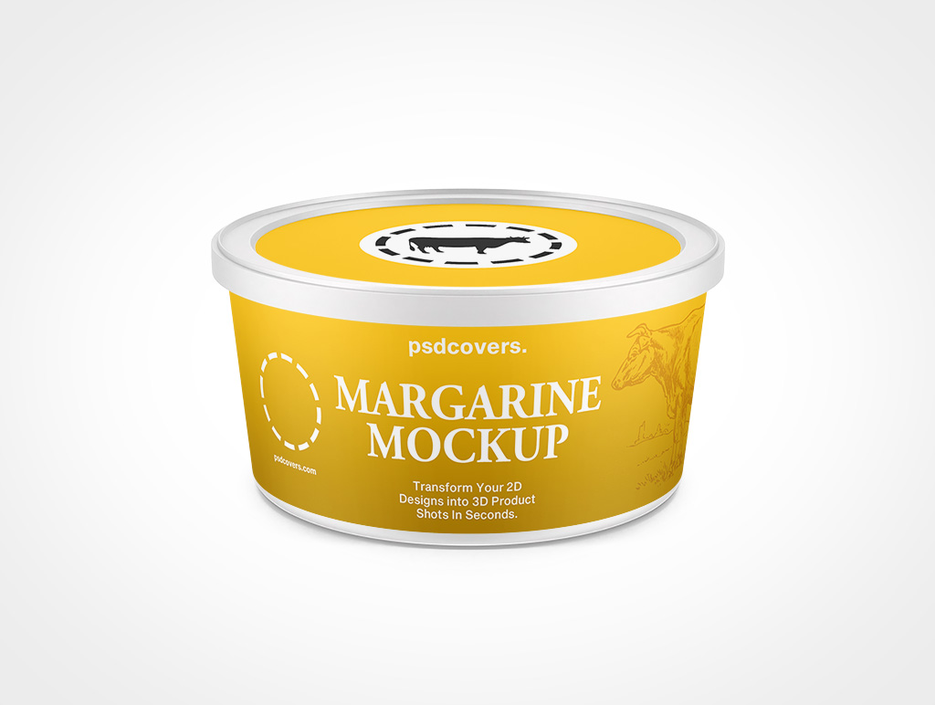 Tub Margarine Mockup 2r5