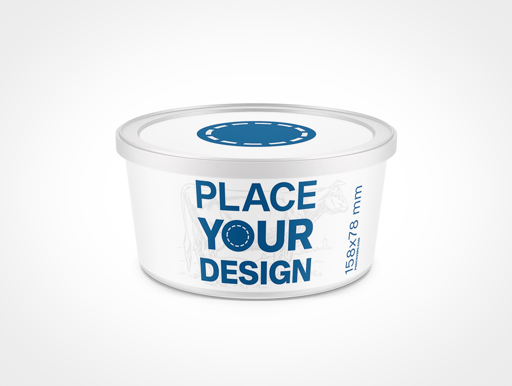 Tub Margarine Mockup 2r7