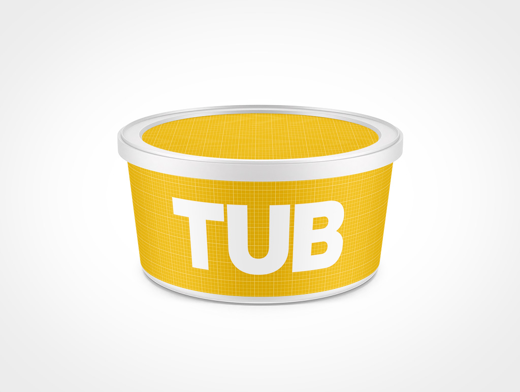 Tub Margarine Mockup 2r8