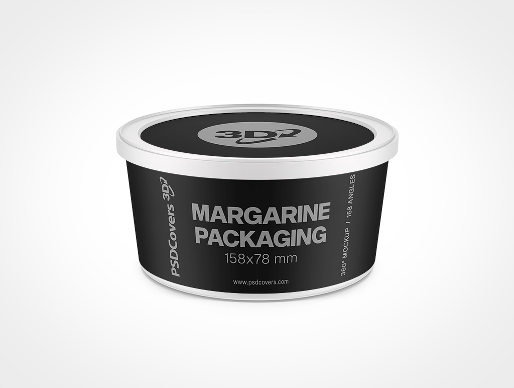Tub Margarine Mockup 2
