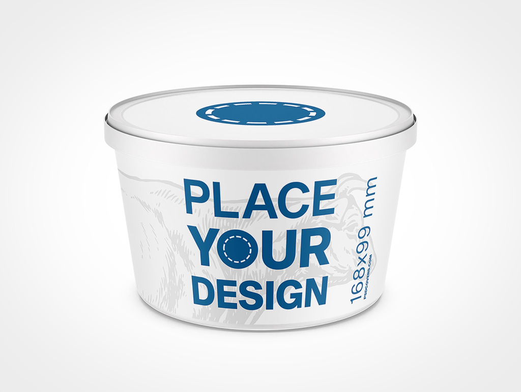 Tub Margarine Mockup 4r7