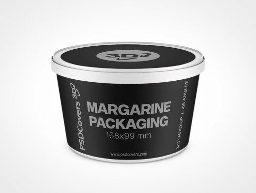 Tub Margarine Mockup 4