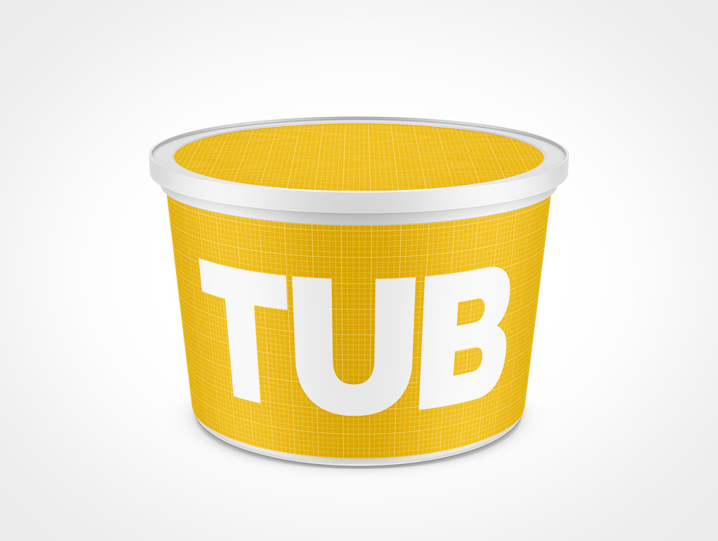 Tub Margarine Mockup 3r8