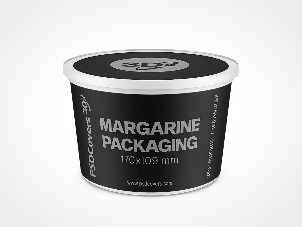 Tub Margarine Mockup 3
