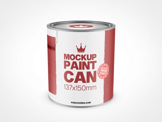 64oz Paint Can Mockup 6r7