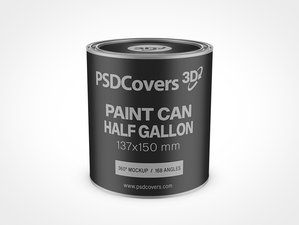 64oz Paint Can Mockup 6r8