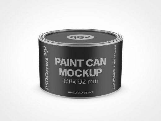 64oz Paint Can Mockup 7r8