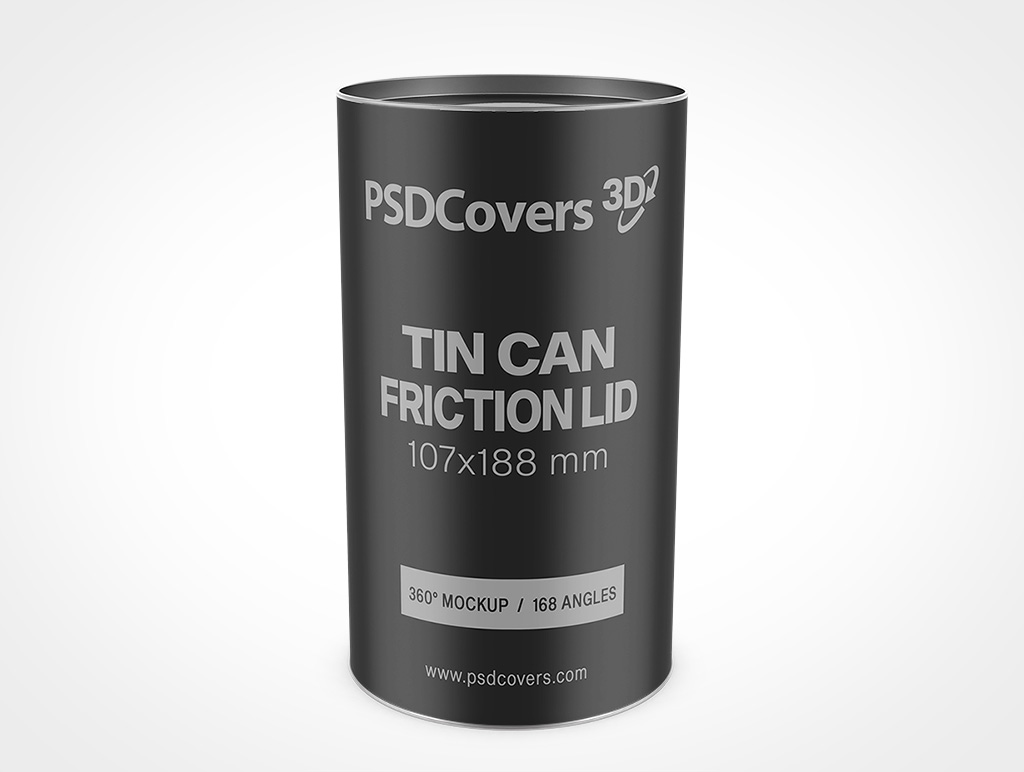 Friction Lid Tin Can Mockup 3
