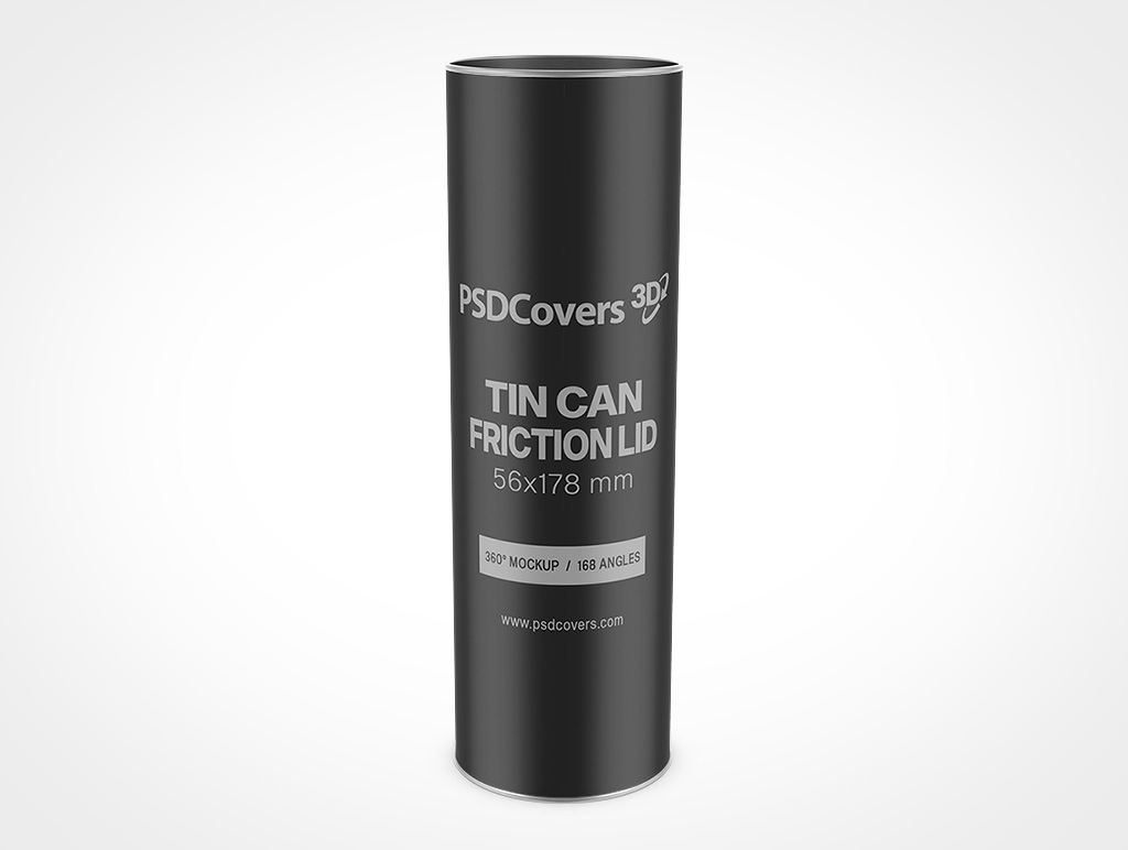 Friction Lid Tin Can Mockup 1