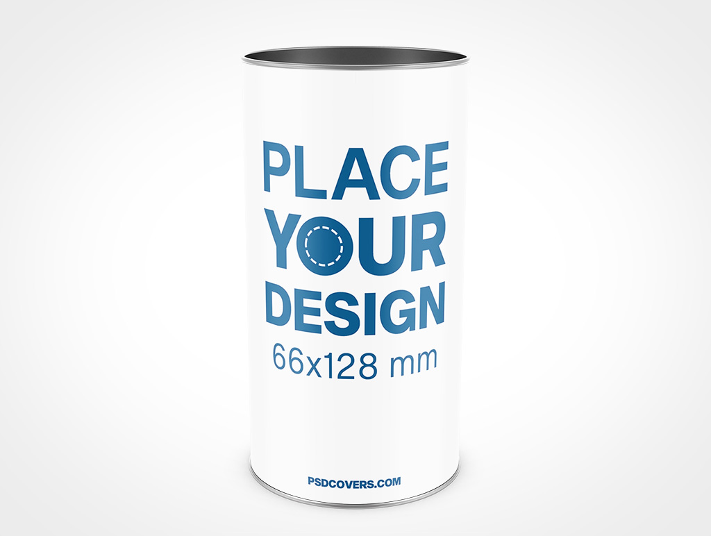 Friction Lid Tin Can Mockup 4r7