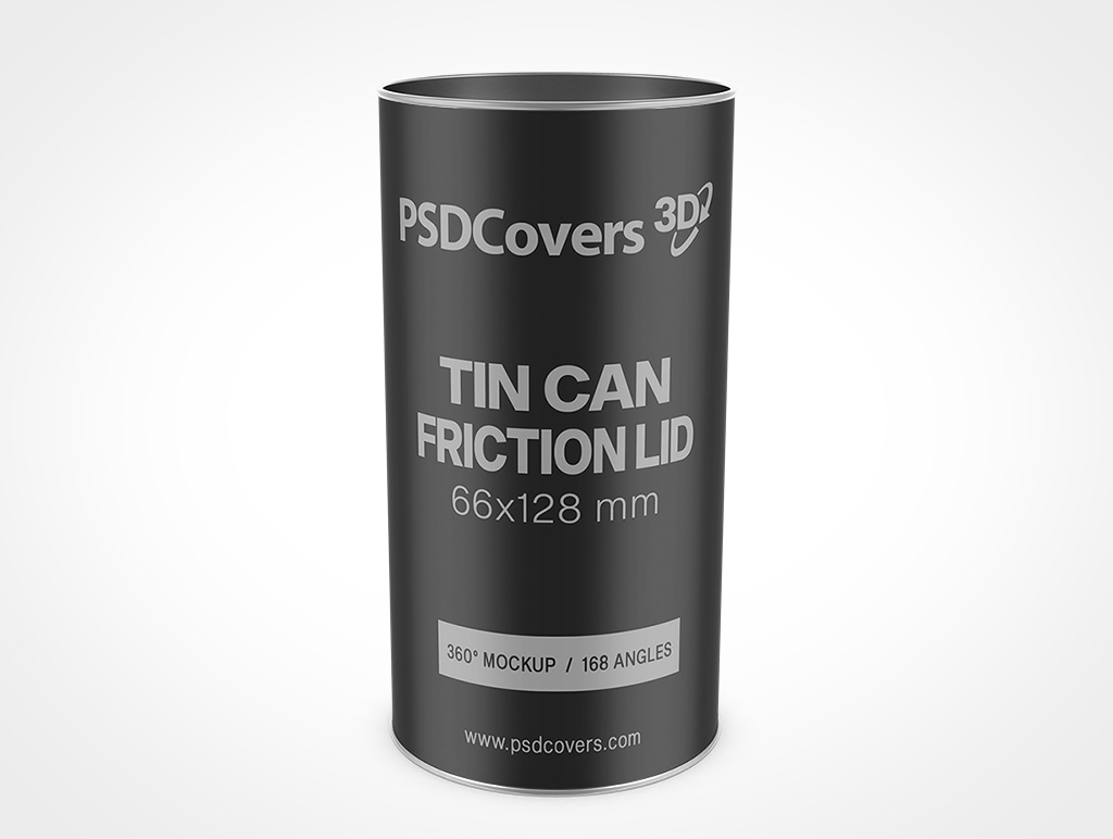 Friction Lid Tin Can Mockup 4