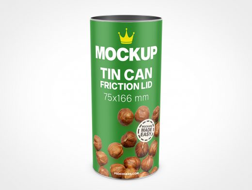 Friction Lid Tin Can Mockup 2r