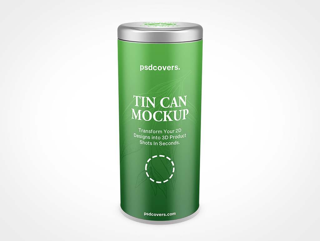 Deep Metal Tin Mockup 3r5