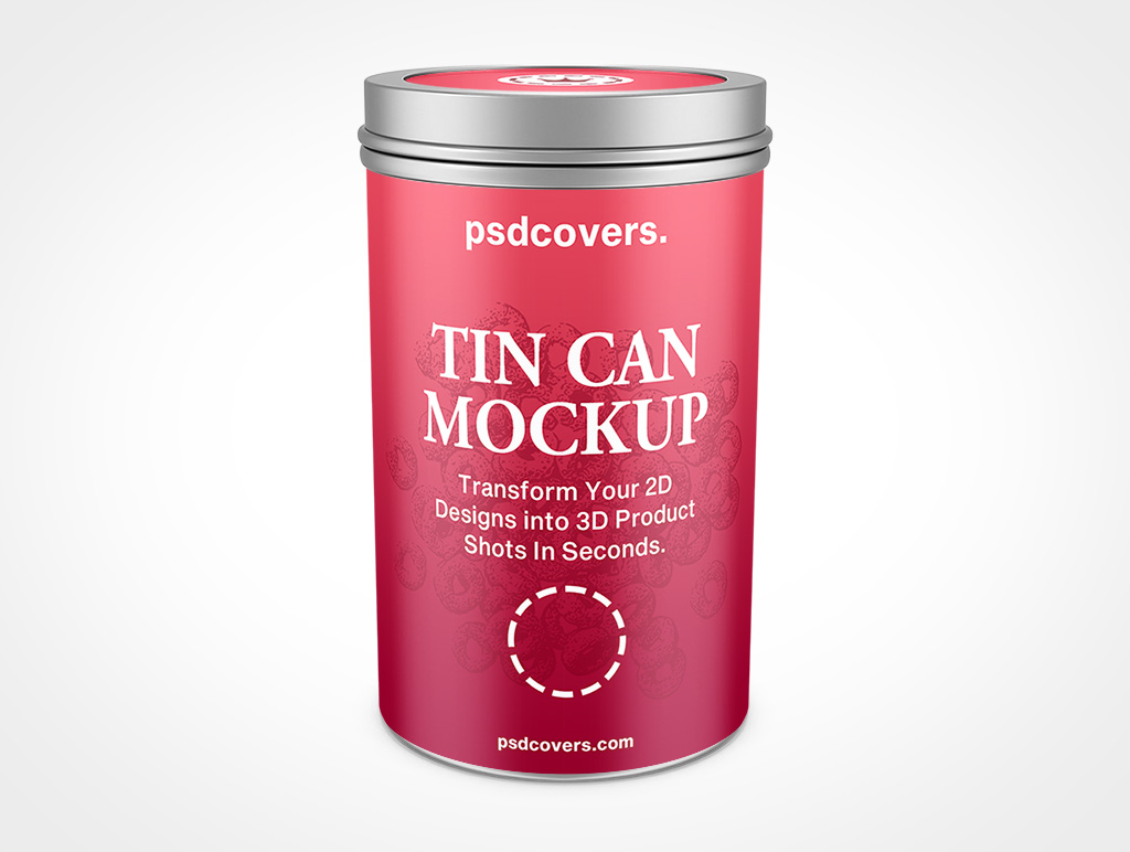 Slip Lid Can Mockup 4r4