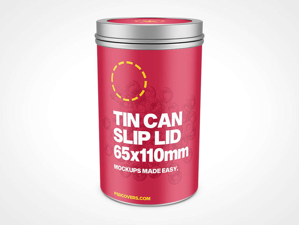 Slip Lid Can Mockup 4r5