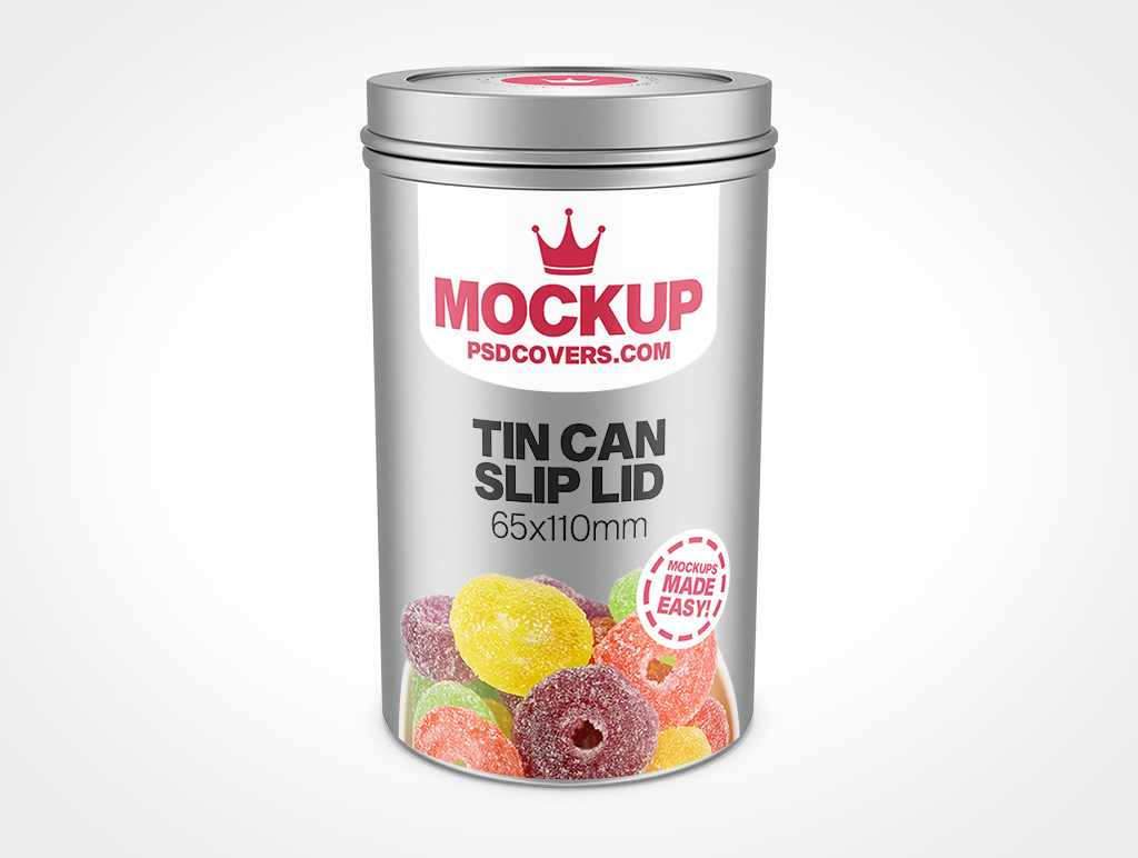 Slip Lid Can Mockup 4r